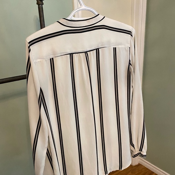 White striped blouse - size small - Picture 2 of 3
